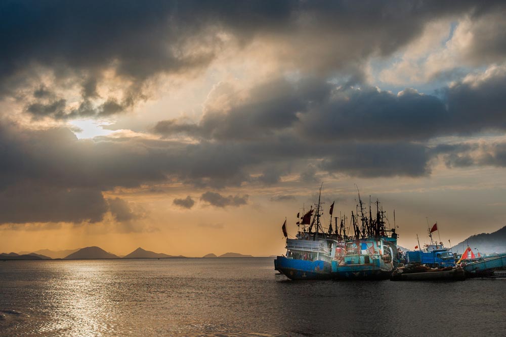 宁海湾渔港
